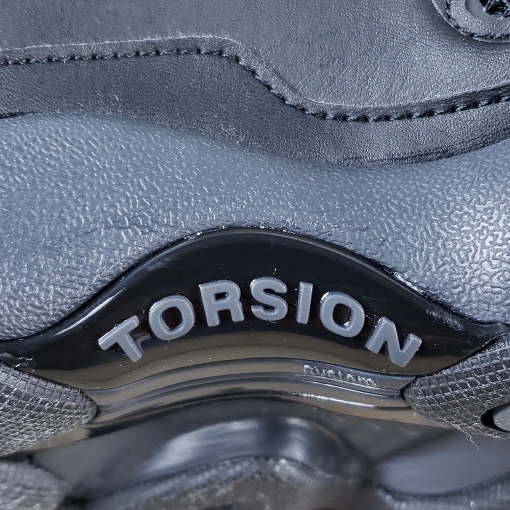 adidas Men's FYW Originals Triple Black Torsion Sneakers - Picture 7 of 9
